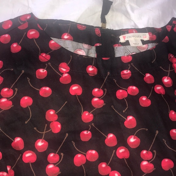 Crew cuts cherry dress size 12/ perfect condition - Picture 1 of 9